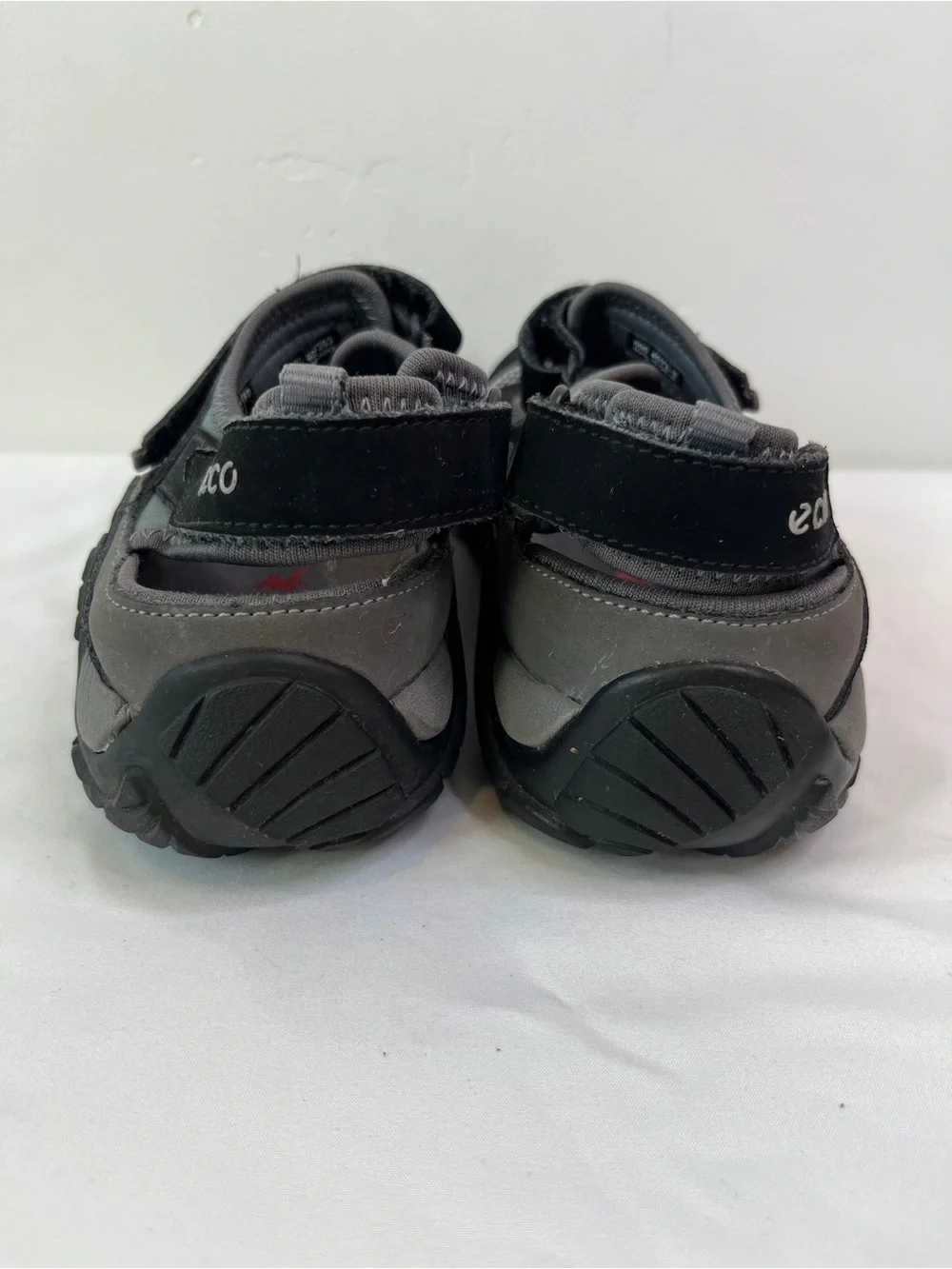 ECCO Receptor Black Nubuck Mesh Mary Jane Trail Sneakers Womens EU 40 US 9-9.5